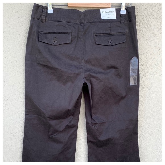 NWT Calvin Klein “The Riley” High Rise Waist Flare Leg Dress Jeans Slacks Pants - Picture 7 of 16